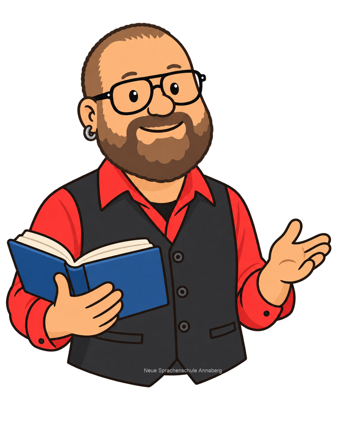 Illustration des Klassenlehrers für Berufsausbildung